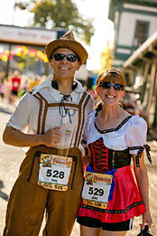 Oktoberfest run, costumes